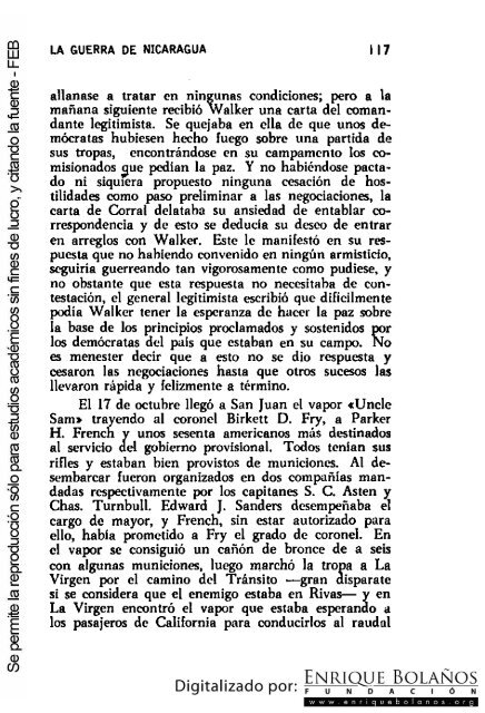 La guerra de Nicaragua - La Guerra Nacional 1854