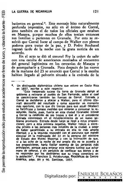 La guerra de Nicaragua - La Guerra Nacional 1854