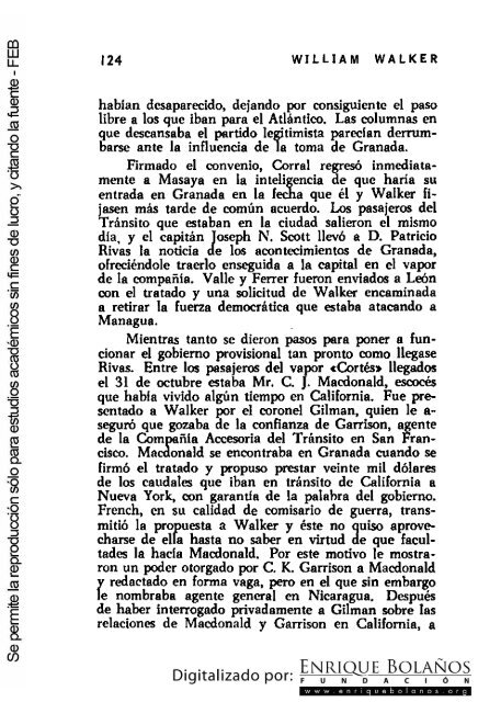 La guerra de Nicaragua - La Guerra Nacional 1854