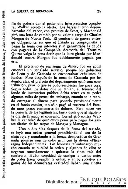 La guerra de Nicaragua - La Guerra Nacional 1854