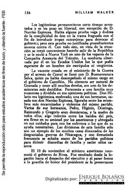 La guerra de Nicaragua - La Guerra Nacional 1854