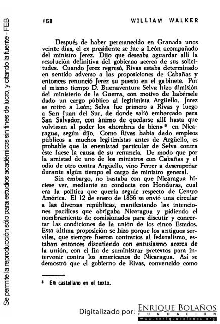 La guerra de Nicaragua - La Guerra Nacional 1854