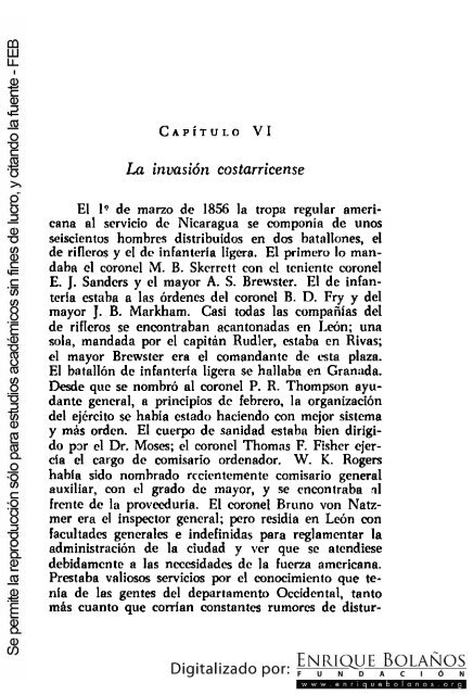 La guerra de Nicaragua - La Guerra Nacional 1854