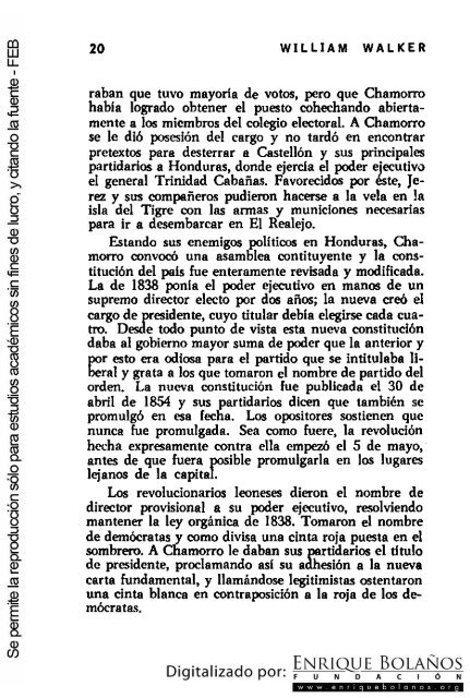 La guerra de Nicaragua - La Guerra Nacional 1854