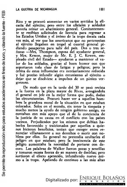 La guerra de Nicaragua - La Guerra Nacional 1854