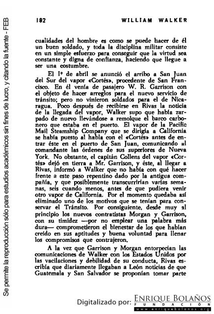 La guerra de Nicaragua - La Guerra Nacional 1854