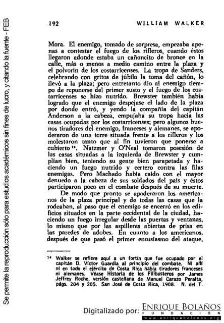 La guerra de Nicaragua - La Guerra Nacional 1854