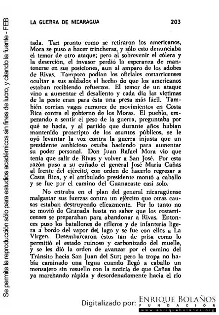 La guerra de Nicaragua - La Guerra Nacional 1854