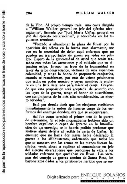 La guerra de Nicaragua - La Guerra Nacional 1854