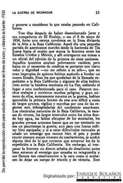 La guerra de Nicaragua - La Guerra Nacional 1854