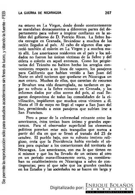 La guerra de Nicaragua - La Guerra Nacional 1854