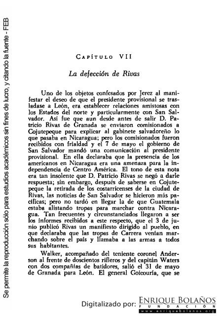 La guerra de Nicaragua - La Guerra Nacional 1854