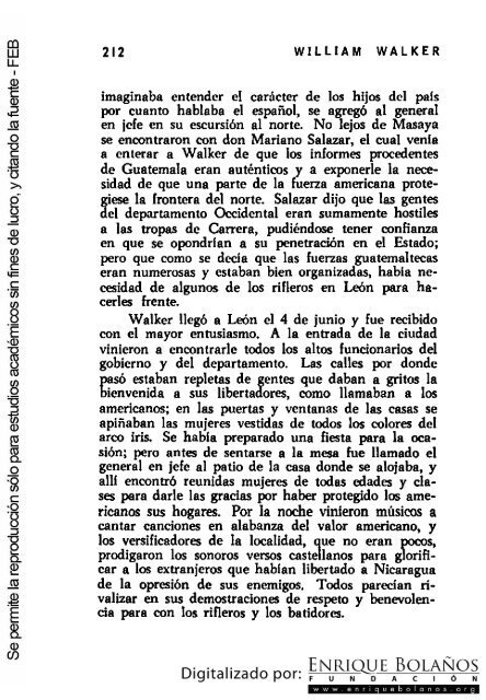 La guerra de Nicaragua - La Guerra Nacional 1854