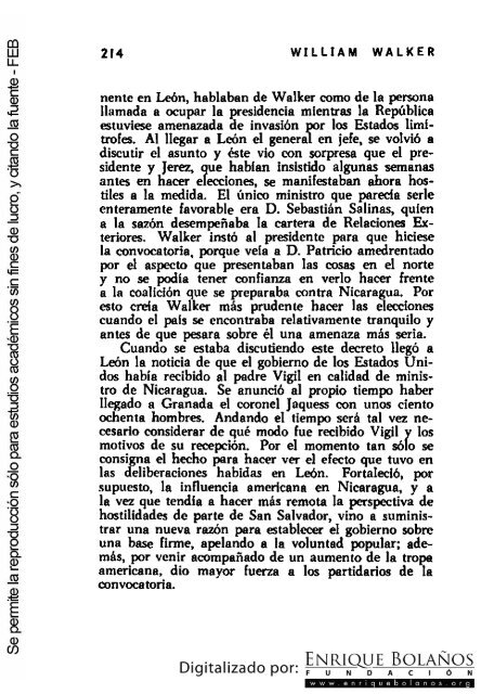 La guerra de Nicaragua - La Guerra Nacional 1854