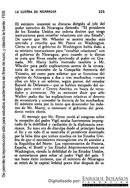 La guerra de Nicaragua - La Guerra Nacional 1854