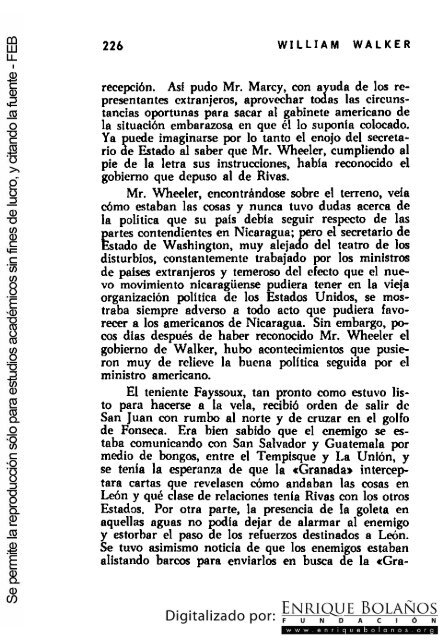 La guerra de Nicaragua - La Guerra Nacional 1854