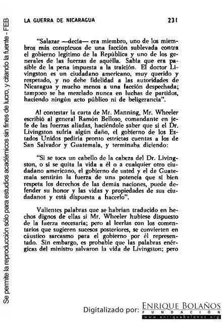 La guerra de Nicaragua - La Guerra Nacional 1854