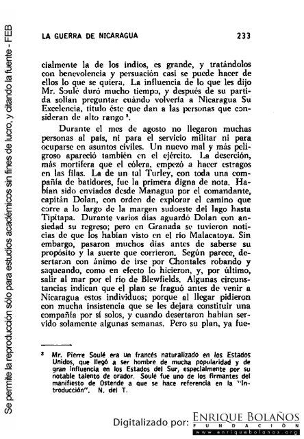 La guerra de Nicaragua - La Guerra Nacional 1854