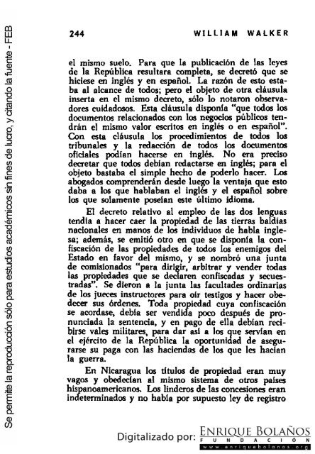 La guerra de Nicaragua - La Guerra Nacional 1854