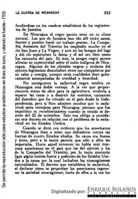 La guerra de Nicaragua - La Guerra Nacional 1854