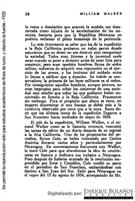 La guerra de Nicaragua - La Guerra Nacional 1854