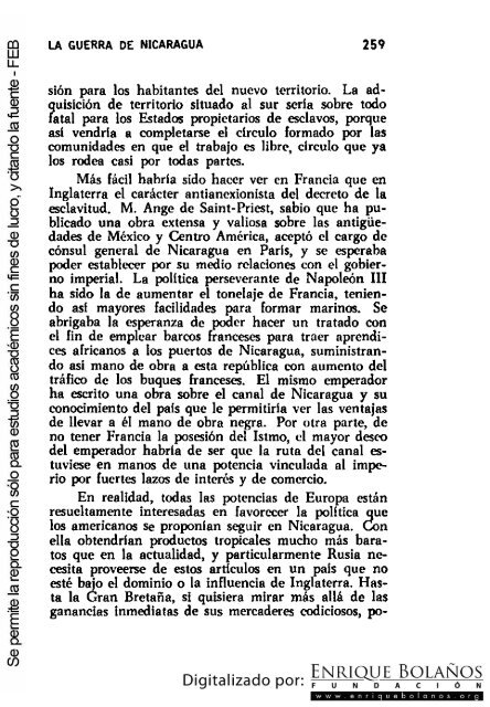 La guerra de Nicaragua - La Guerra Nacional 1854