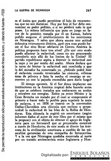 La guerra de Nicaragua - La Guerra Nacional 1854