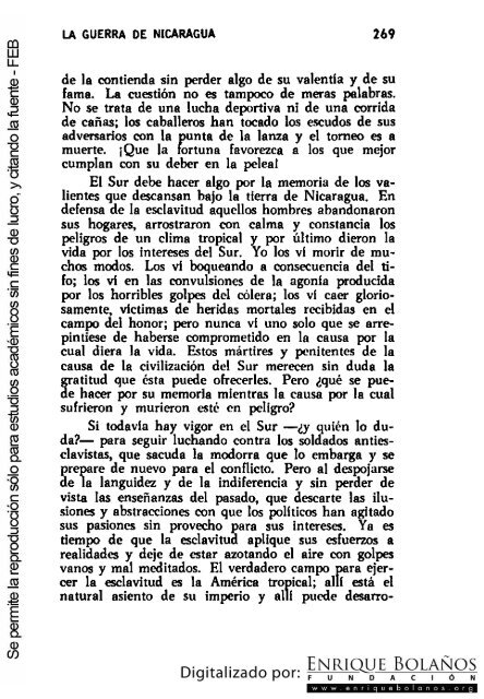 La guerra de Nicaragua - La Guerra Nacional 1854