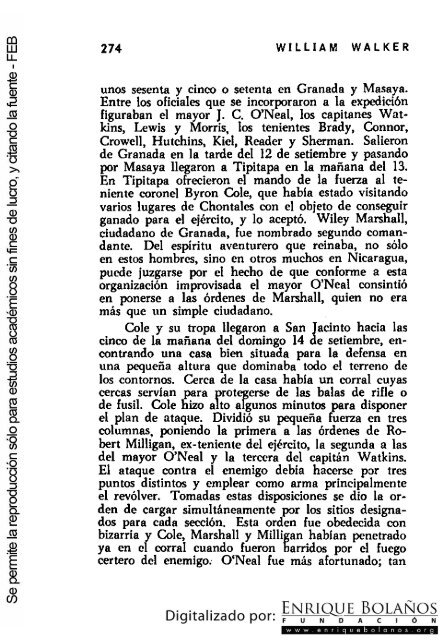 La guerra de Nicaragua - La Guerra Nacional 1854