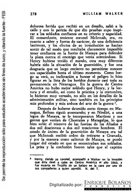 La guerra de Nicaragua - La Guerra Nacional 1854