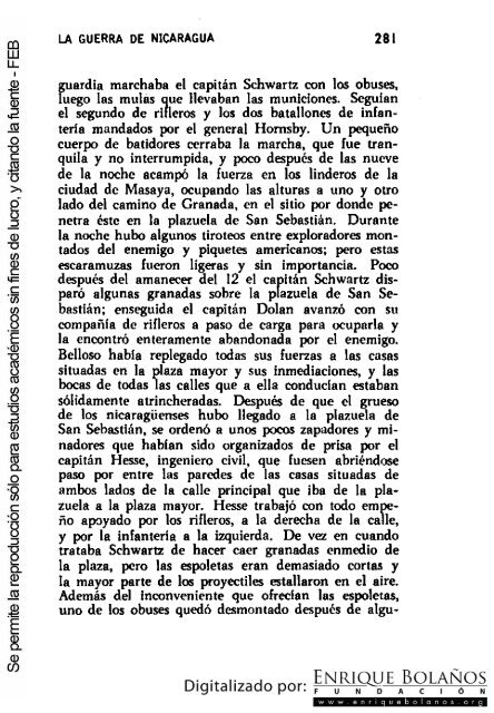 La guerra de Nicaragua - La Guerra Nacional 1854