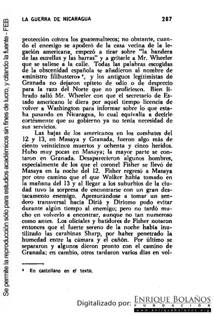 La guerra de Nicaragua - La Guerra Nacional 1854