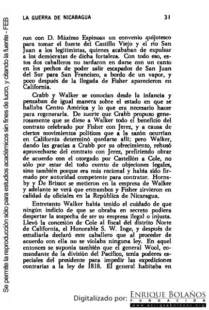 La guerra de Nicaragua - La Guerra Nacional 1854