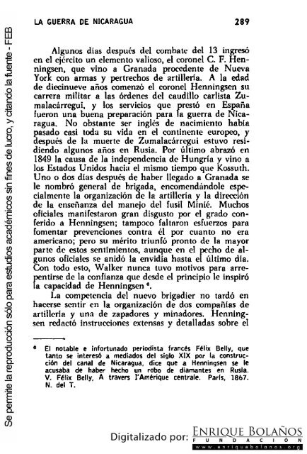 La guerra de Nicaragua - La Guerra Nacional 1854