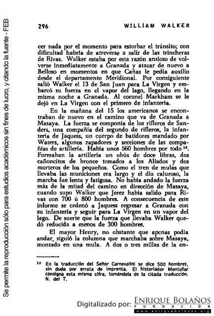 La guerra de Nicaragua - La Guerra Nacional 1854