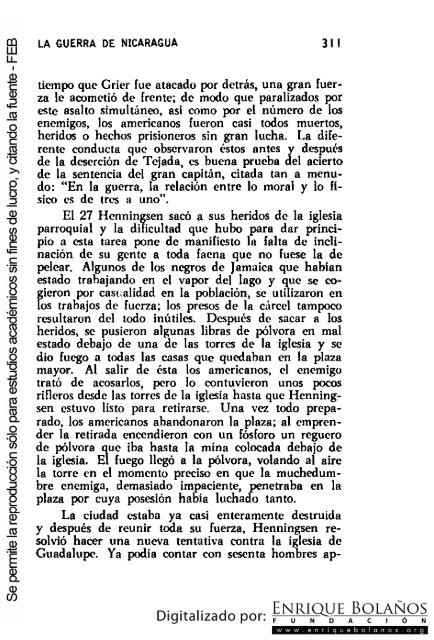 La guerra de Nicaragua - La Guerra Nacional 1854