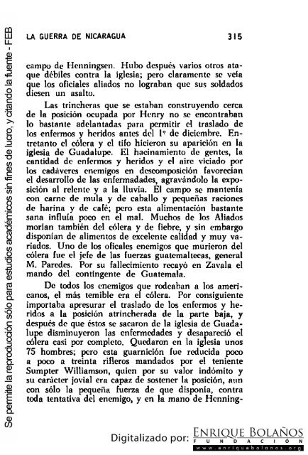 La guerra de Nicaragua - La Guerra Nacional 1854