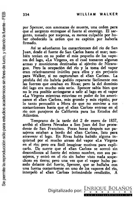 La guerra de Nicaragua - La Guerra Nacional 1854