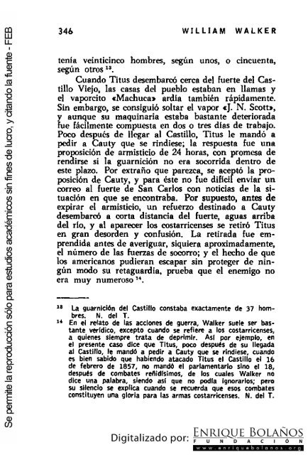 La guerra de Nicaragua - La Guerra Nacional 1854