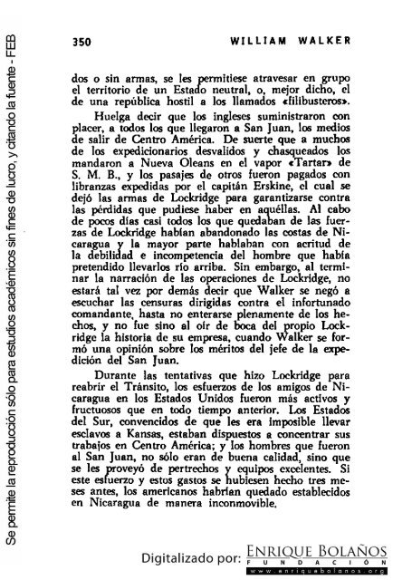 La guerra de Nicaragua - La Guerra Nacional 1854