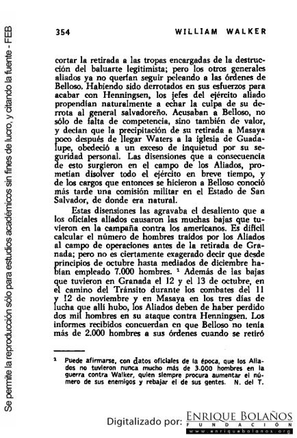 La guerra de Nicaragua - La Guerra Nacional 1854