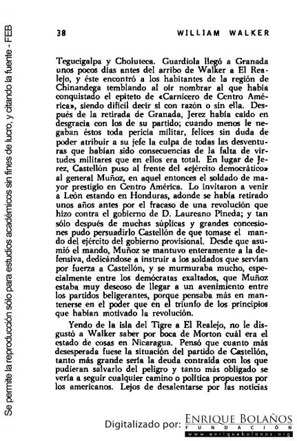 La guerra de Nicaragua - La Guerra Nacional 1854