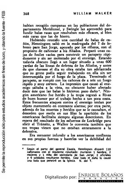 La guerra de Nicaragua - La Guerra Nacional 1854