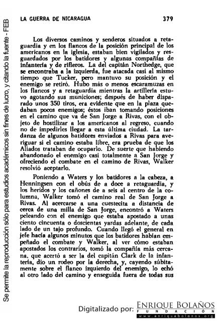 La guerra de Nicaragua - La Guerra Nacional 1854