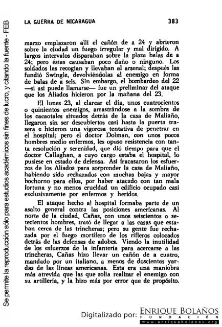 La guerra de Nicaragua - La Guerra Nacional 1854