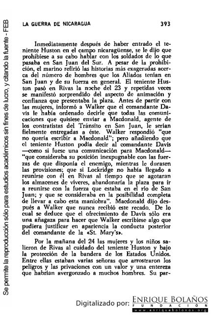 La guerra de Nicaragua - La Guerra Nacional 1854