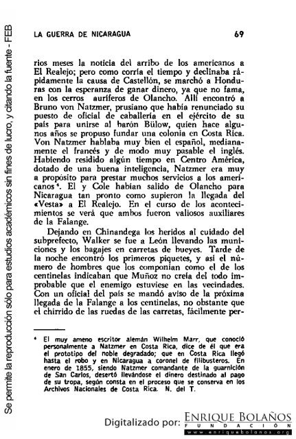 La guerra de Nicaragua - La Guerra Nacional 1854