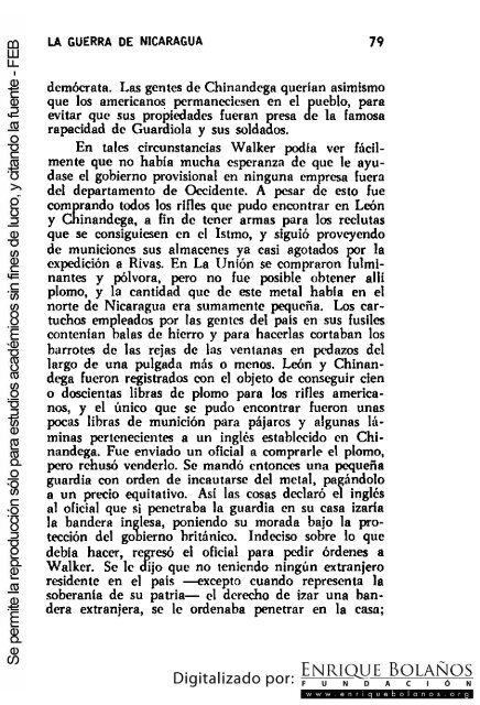 La guerra de Nicaragua - La Guerra Nacional 1854