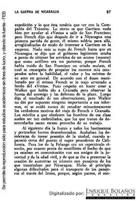 La guerra de Nicaragua - La Guerra Nacional 1854