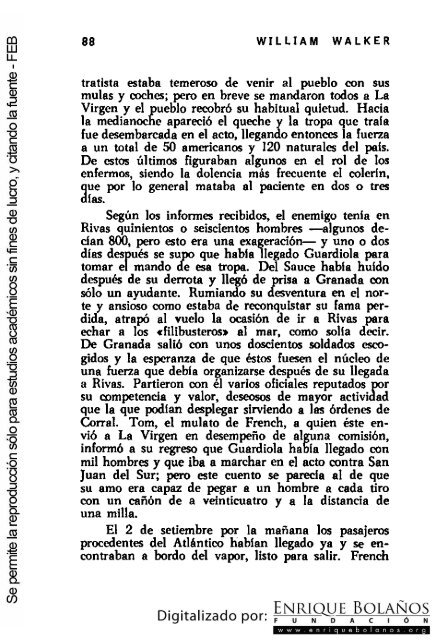 La guerra de Nicaragua - La Guerra Nacional 1854